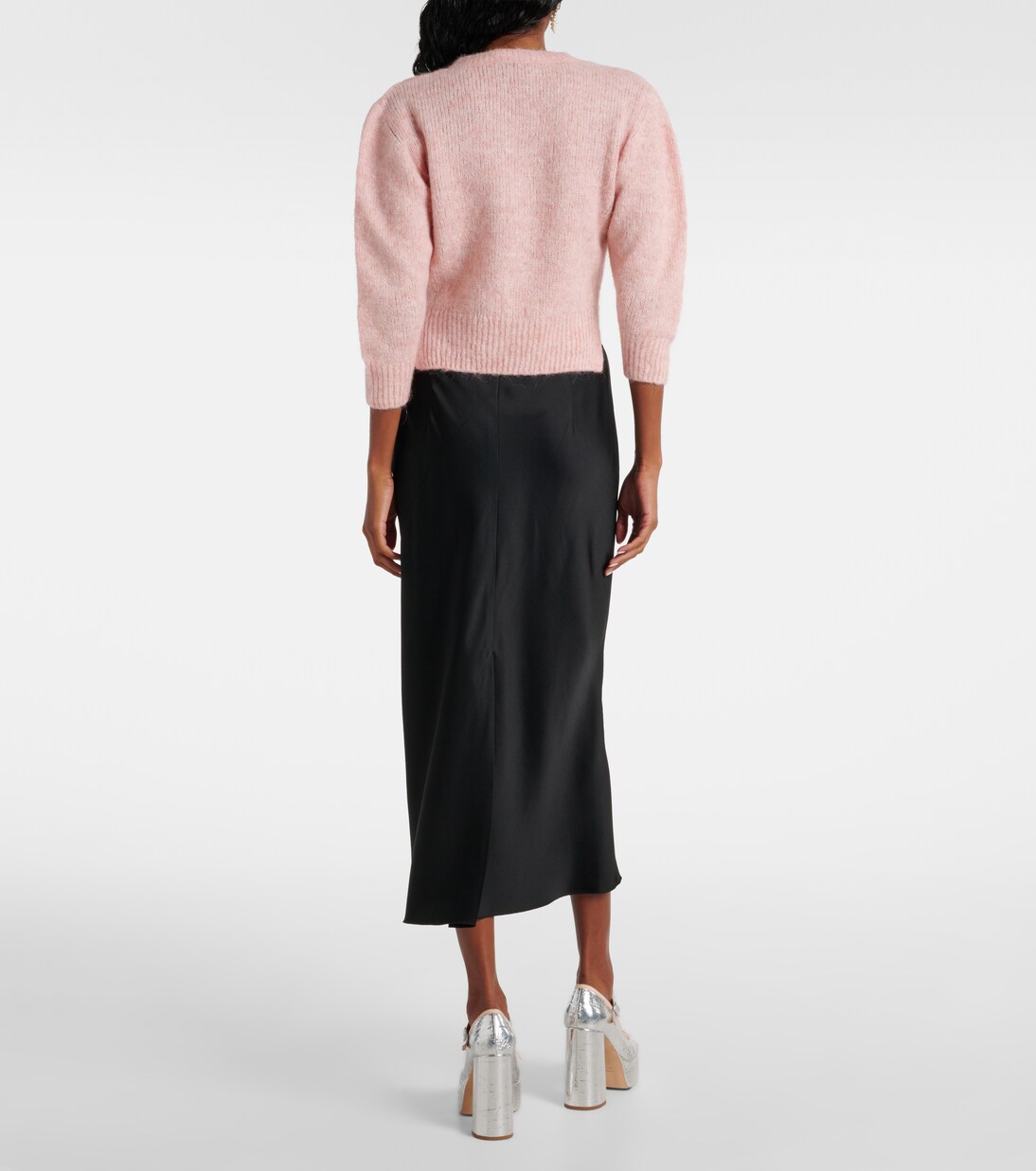 Cropped alpaca and wool-blend sweater | Simone Rocha