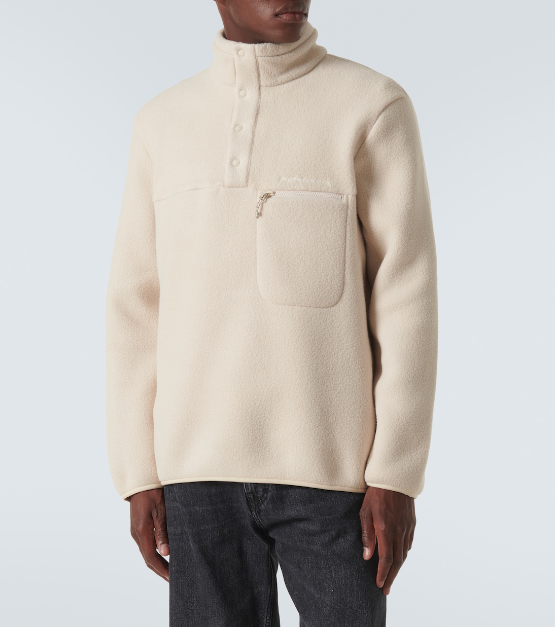 Pullover in pile con zip | Peak Performance