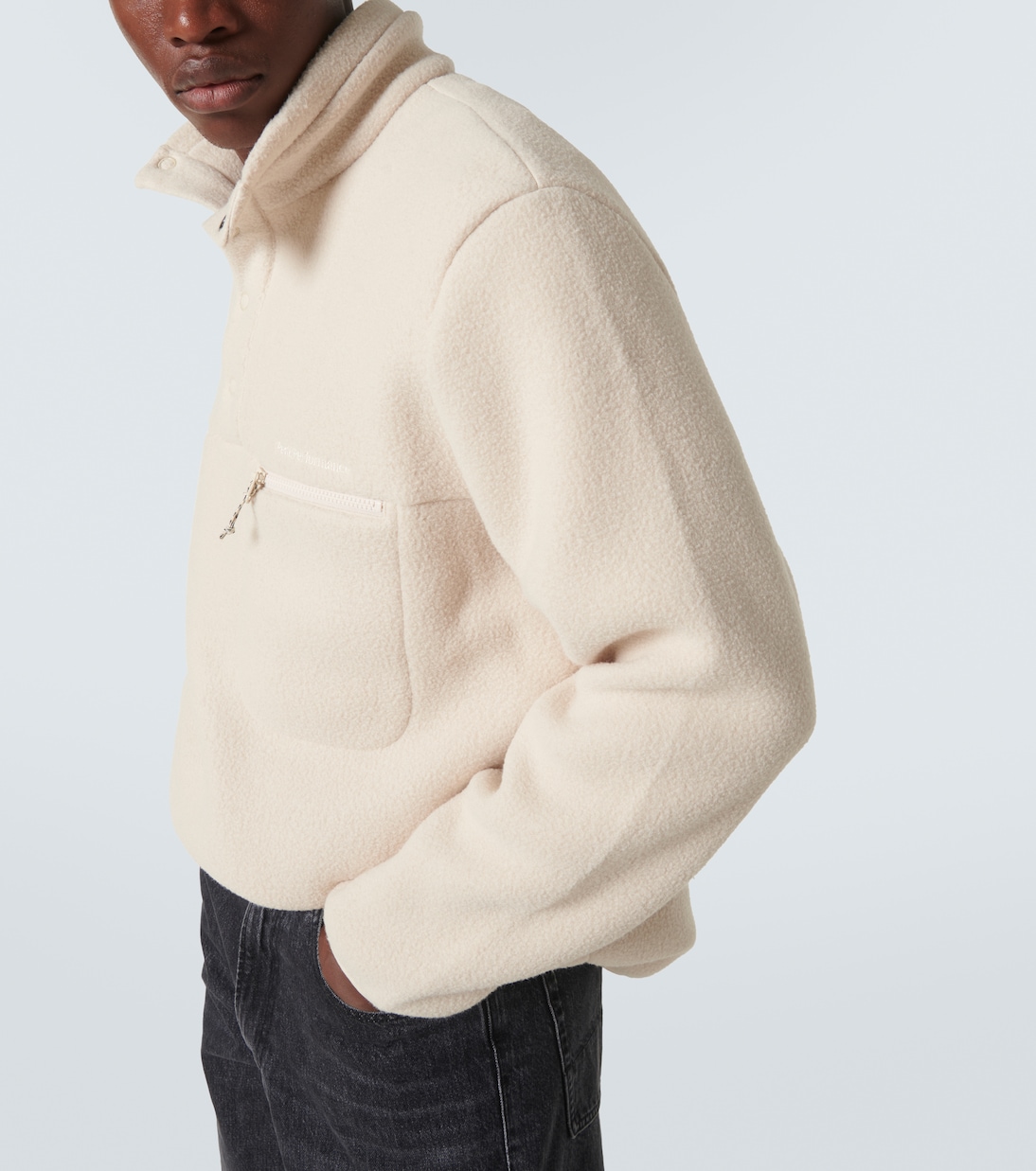 Pullover in pile con zip | Peak Performance
