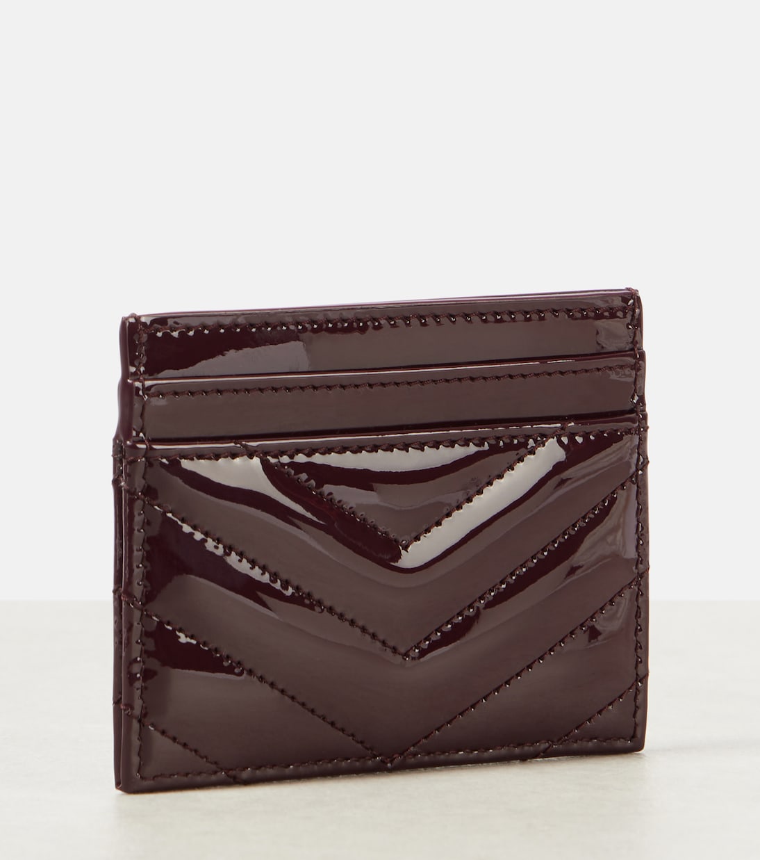 Cassandre 페이턴트 레더 카드 홀더 | Saint Laurent