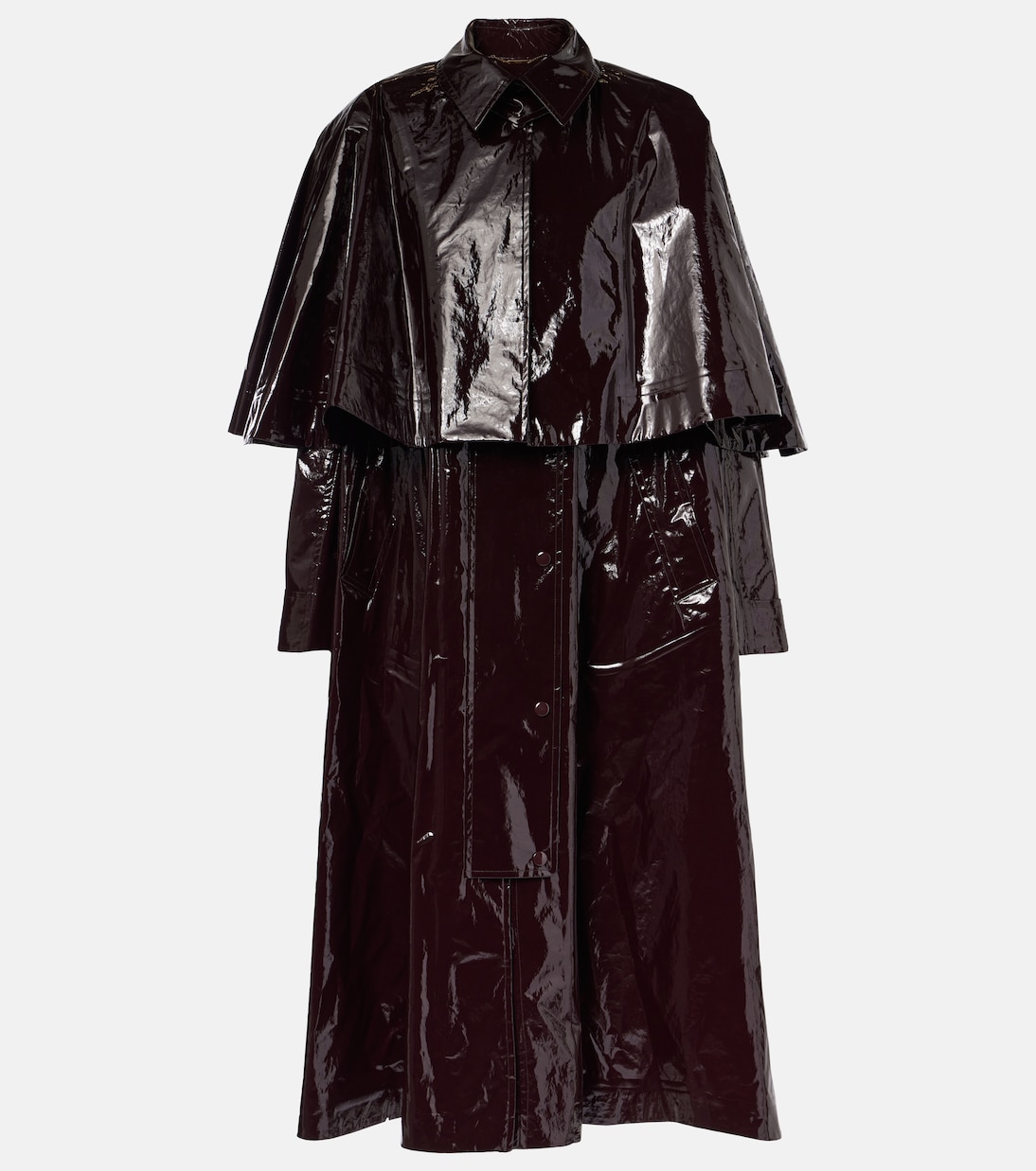 Gabardina de algodón revestido con capa | Chloé