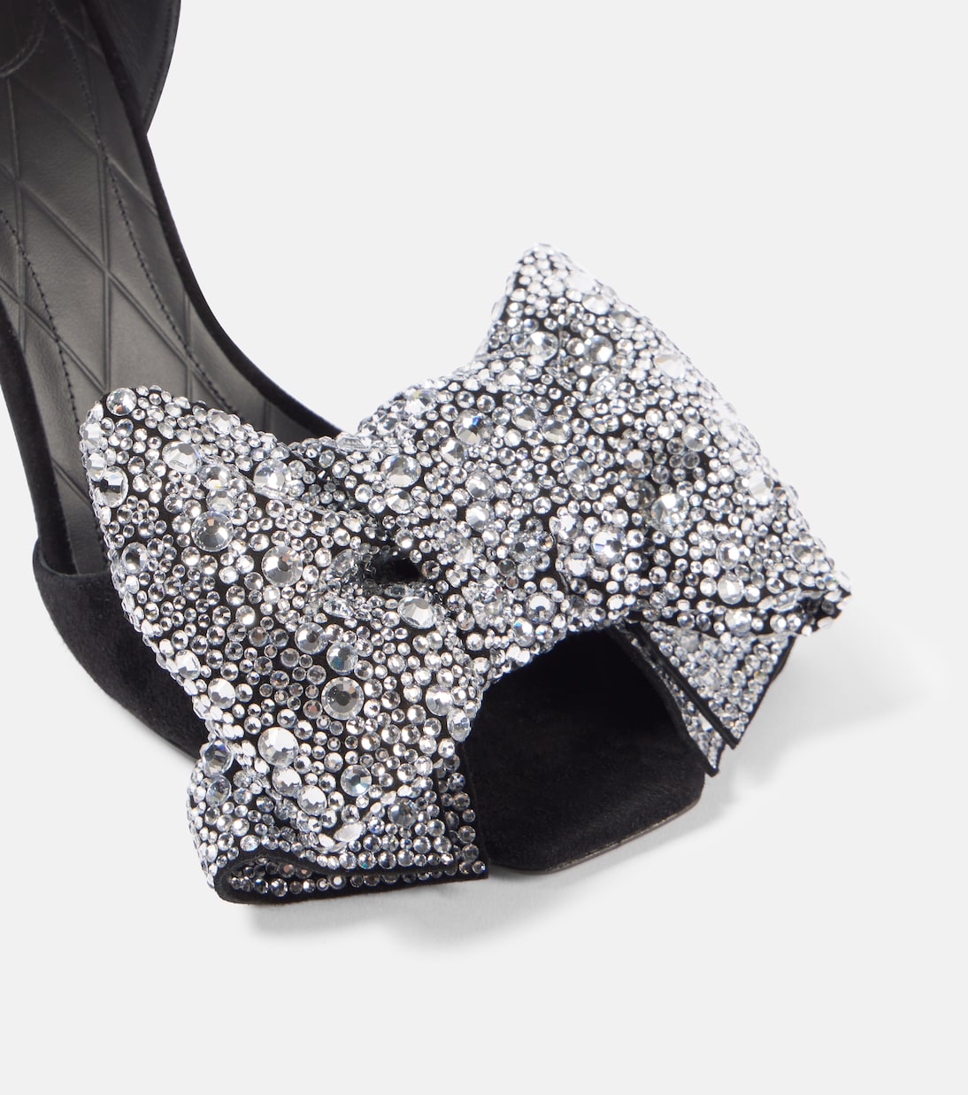 Pumps Ruby 95 in suede con fiocco | Balmain