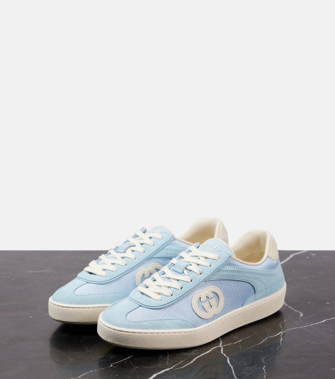 Interlocking G suede low-top sneakers | Gucci