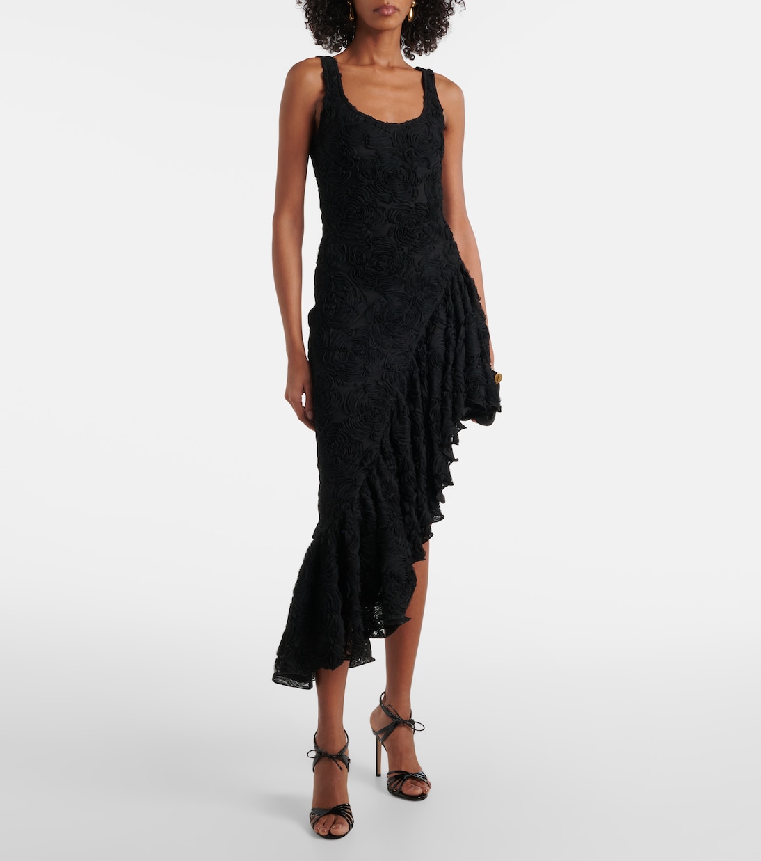 Robe midi à fleurs | Rotate