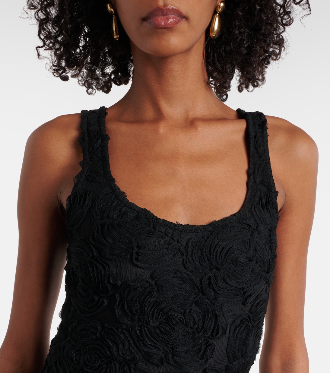 Robe midi à fleurs | Rotate