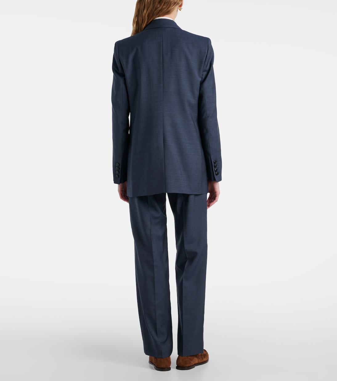 Alie double-breasted wool and mohair blazer | Blazé Milano