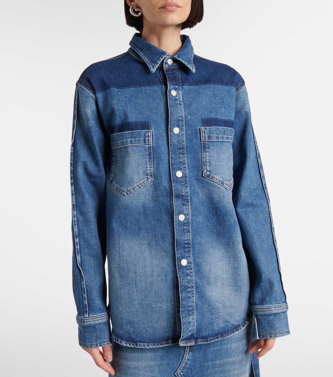 Camicia di jeans Monaco patchwork | AG Jeans
