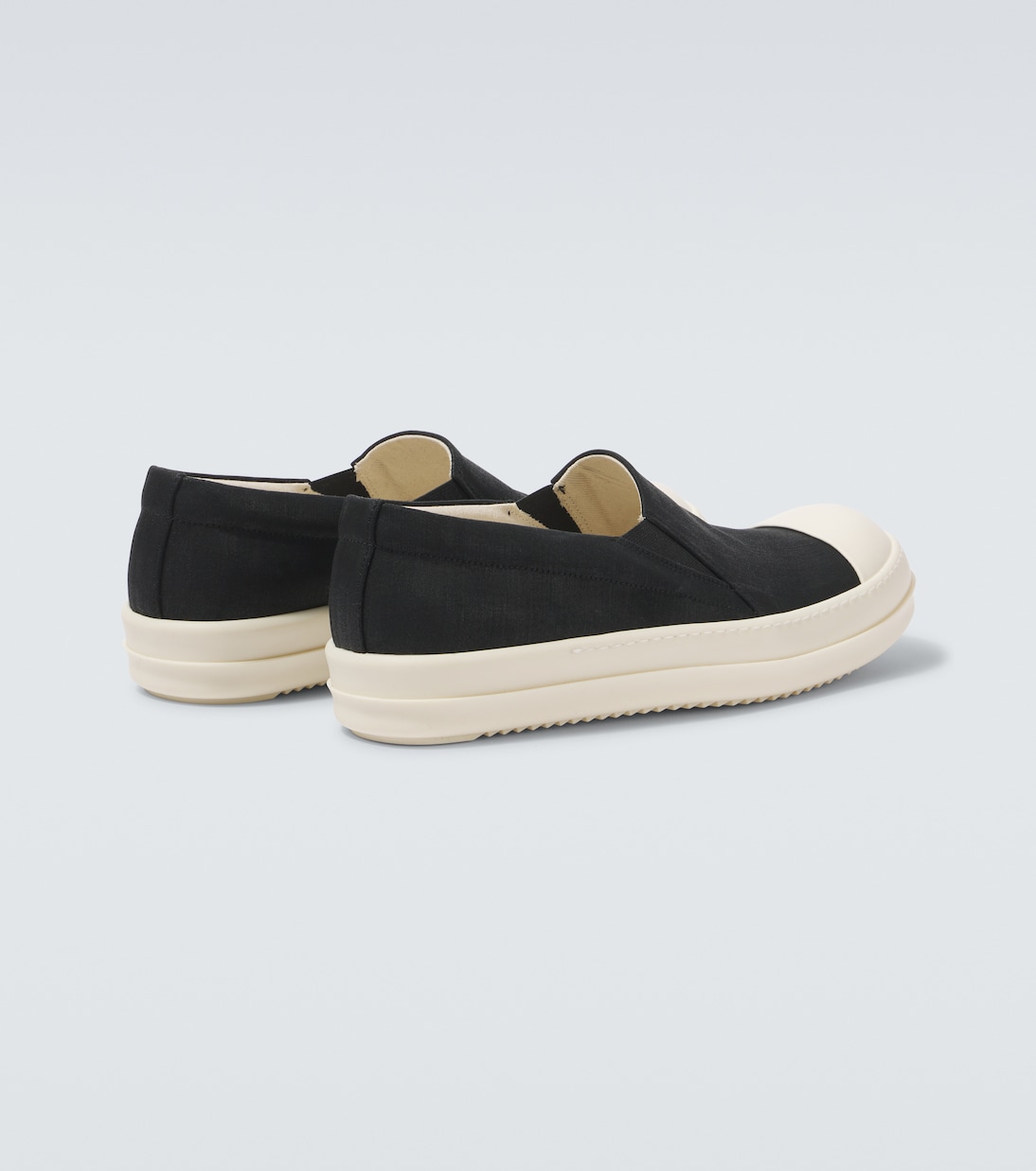 Baskets slip-on Boat en jean enduit | DRKSHDW by Rick Owens