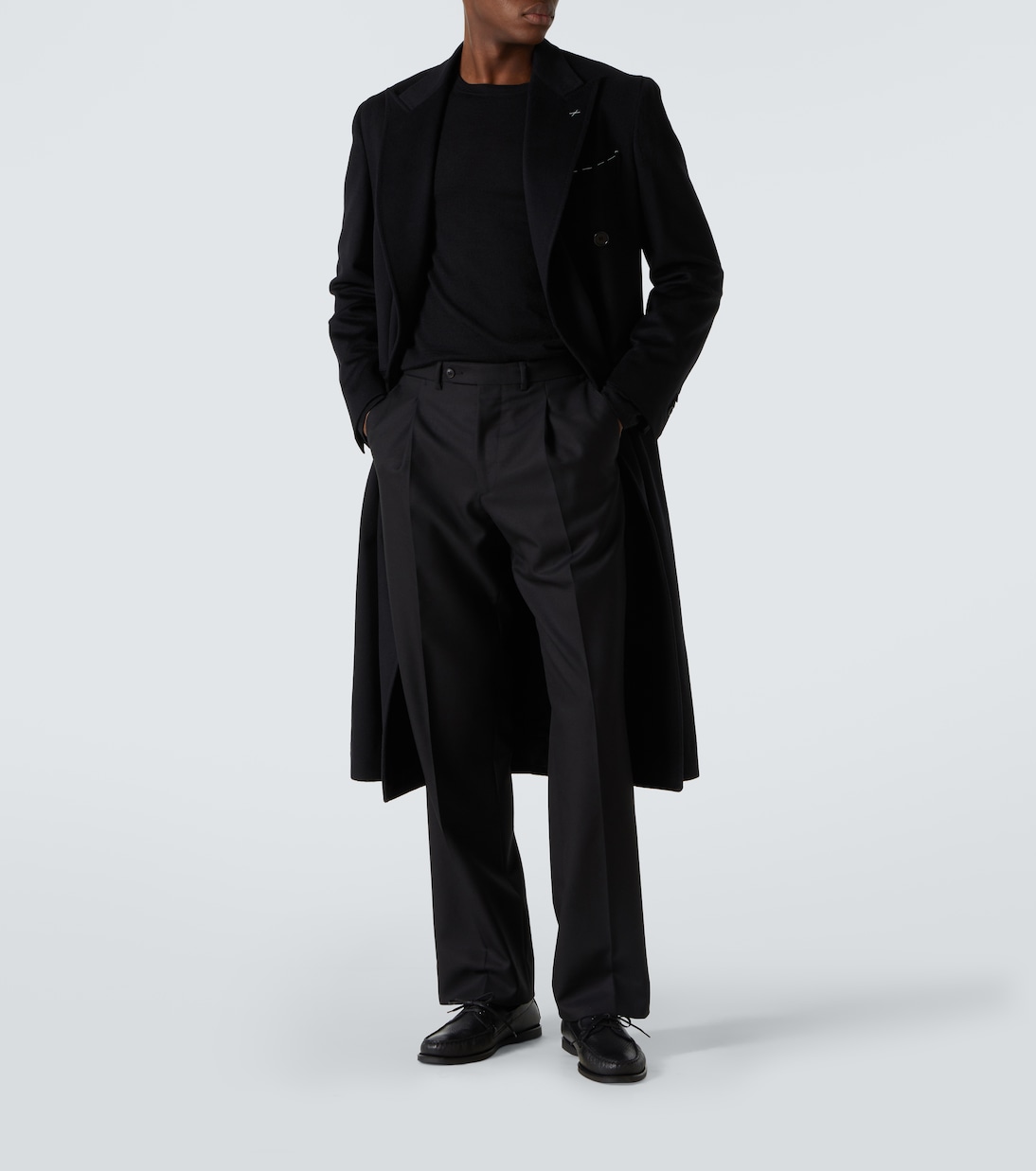 Wool and cashmere overcoat | Saman Amel