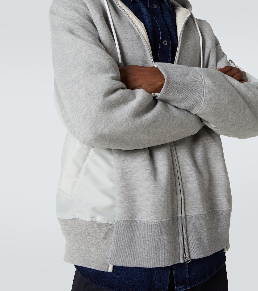 Sudadera con capucha de jersey de algodón | Sacai