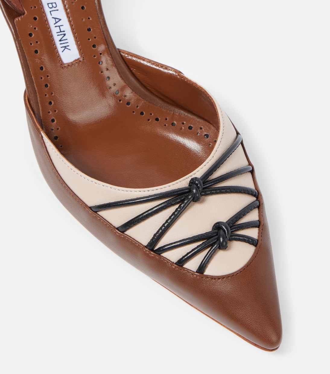 Pumps slingback Maretsli 50 in pelle | Manolo Blahnik