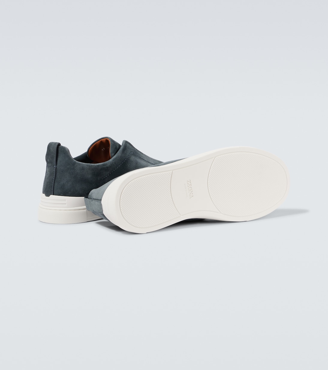Baskets Triple Stitch en daim | Zegna