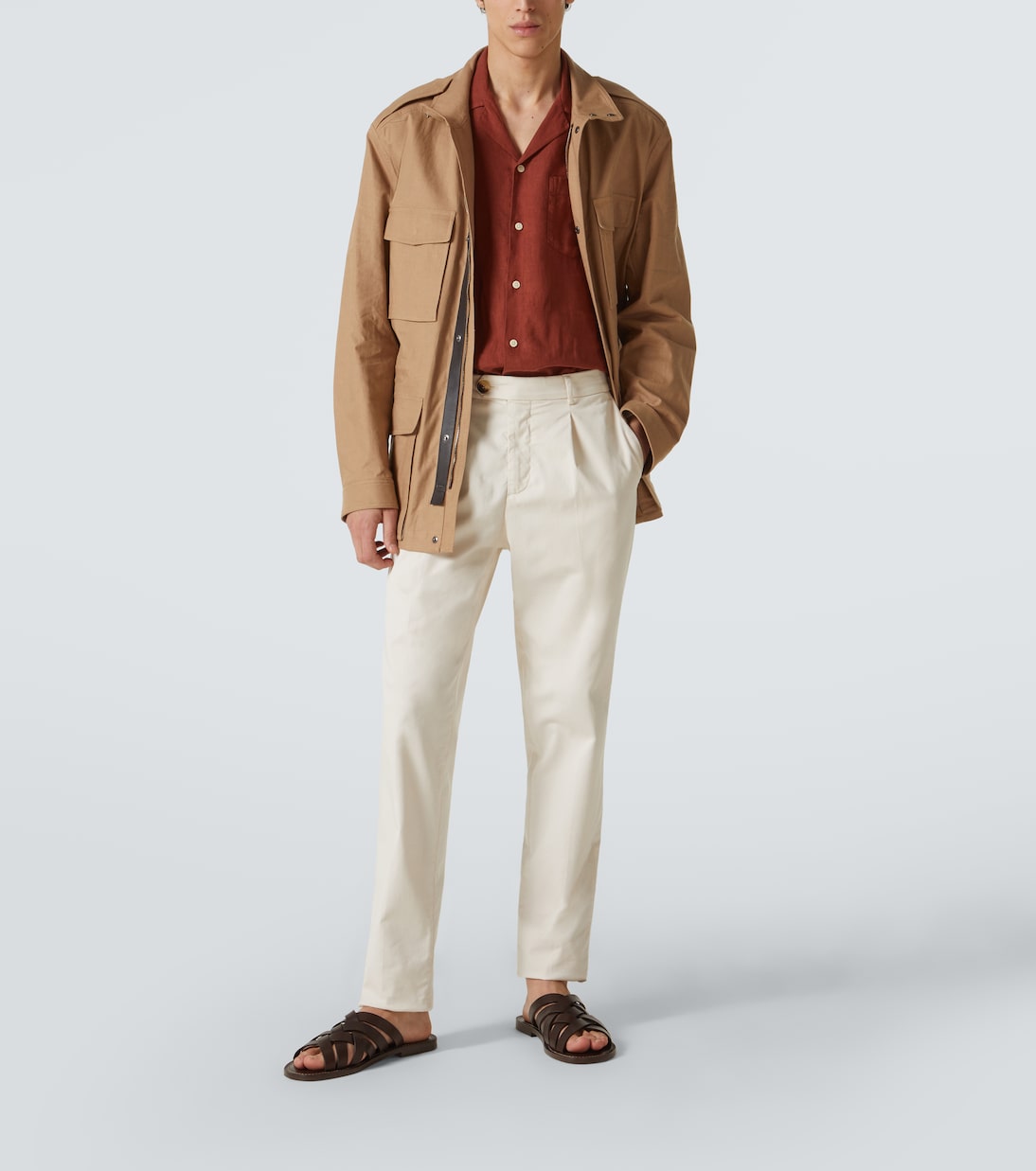 Linen field jacket | Tod's