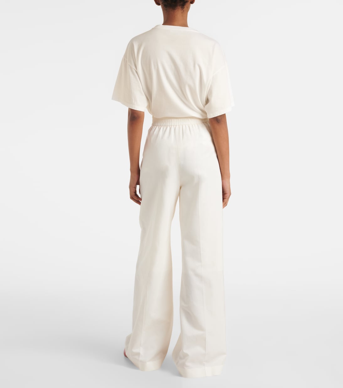 Pantaloni a gamba larga Alanel in seta e cotone | Joseph