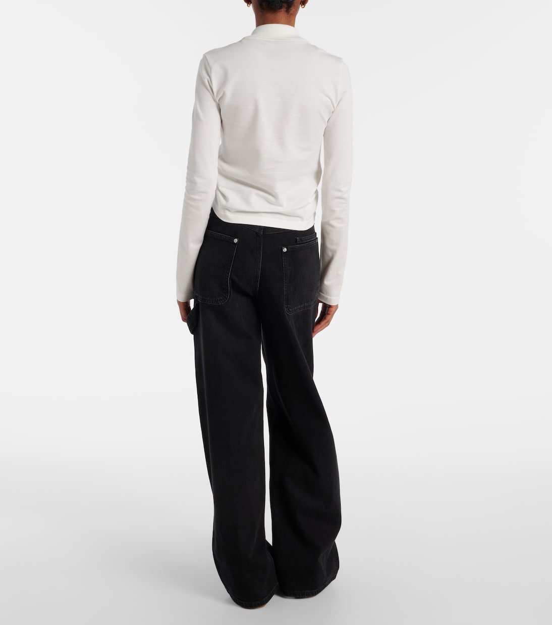 Camicia cropped in cotone | Courrèges