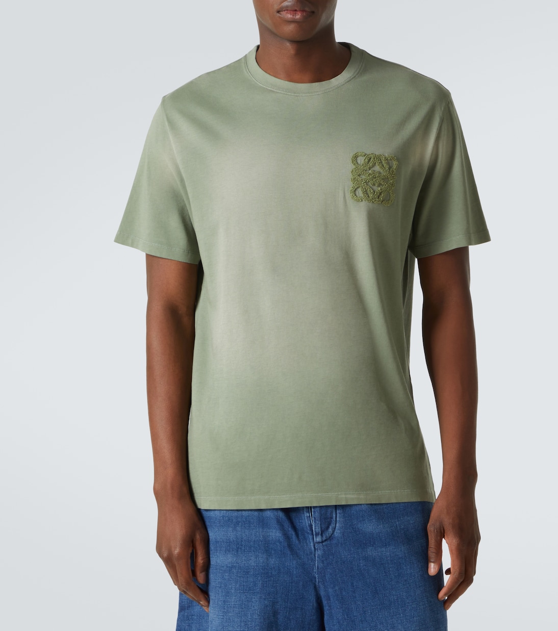 Camiseta Anagram en jersey de algodón | Loewe