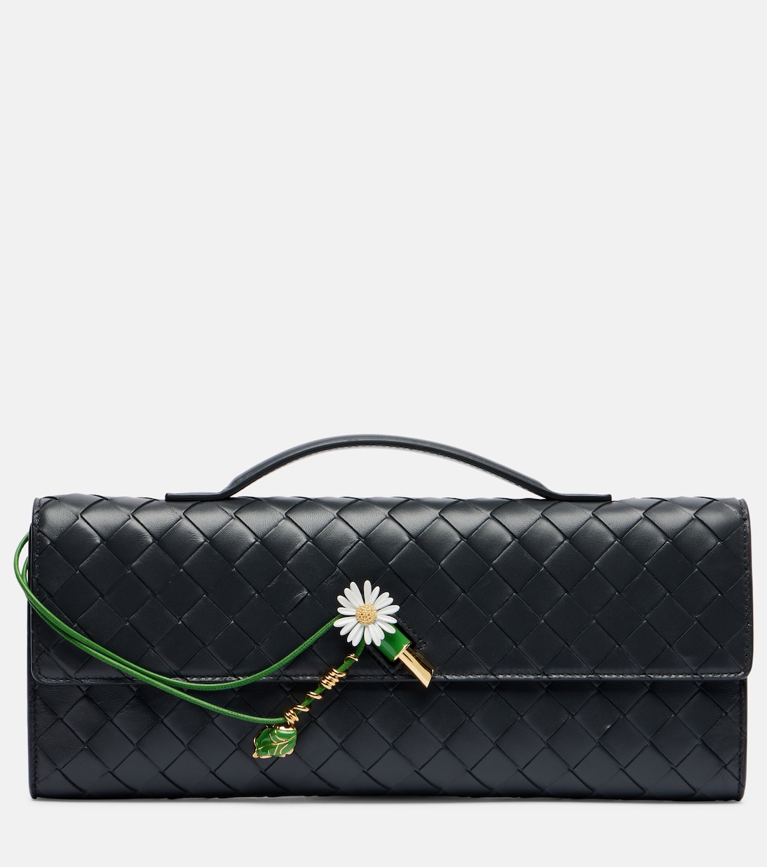 Andiamo Intrecciato leather clutch | Bottega Veneta