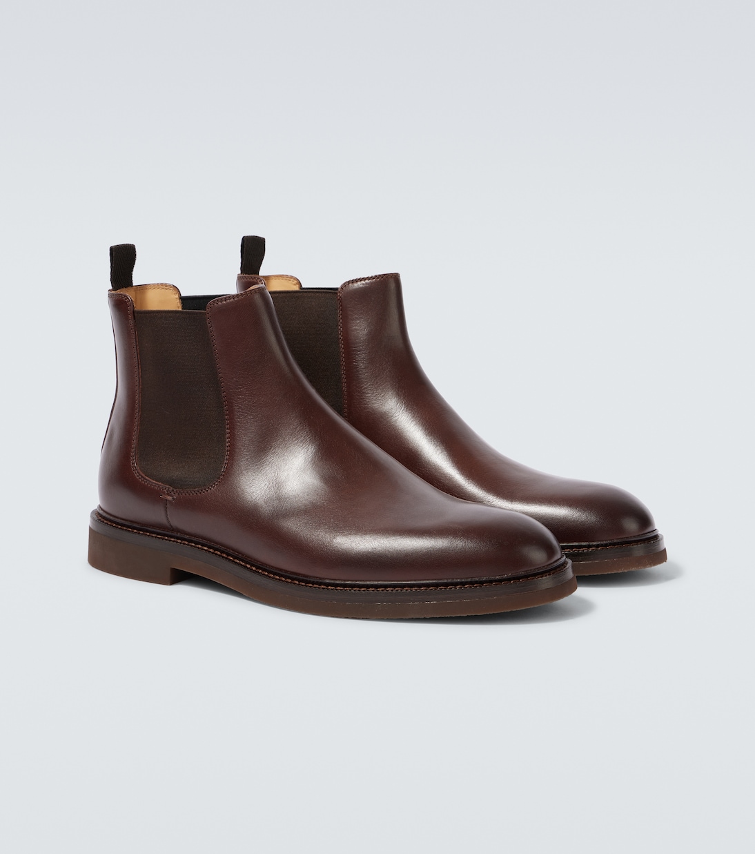 Chelsea Boots aus Leder | Brunello Cucinelli