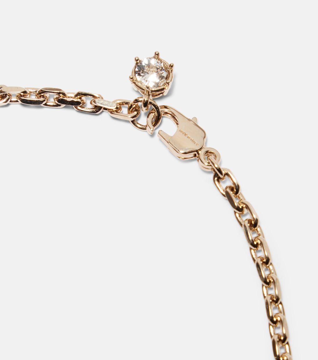 Embellished logo necklace | McQueen