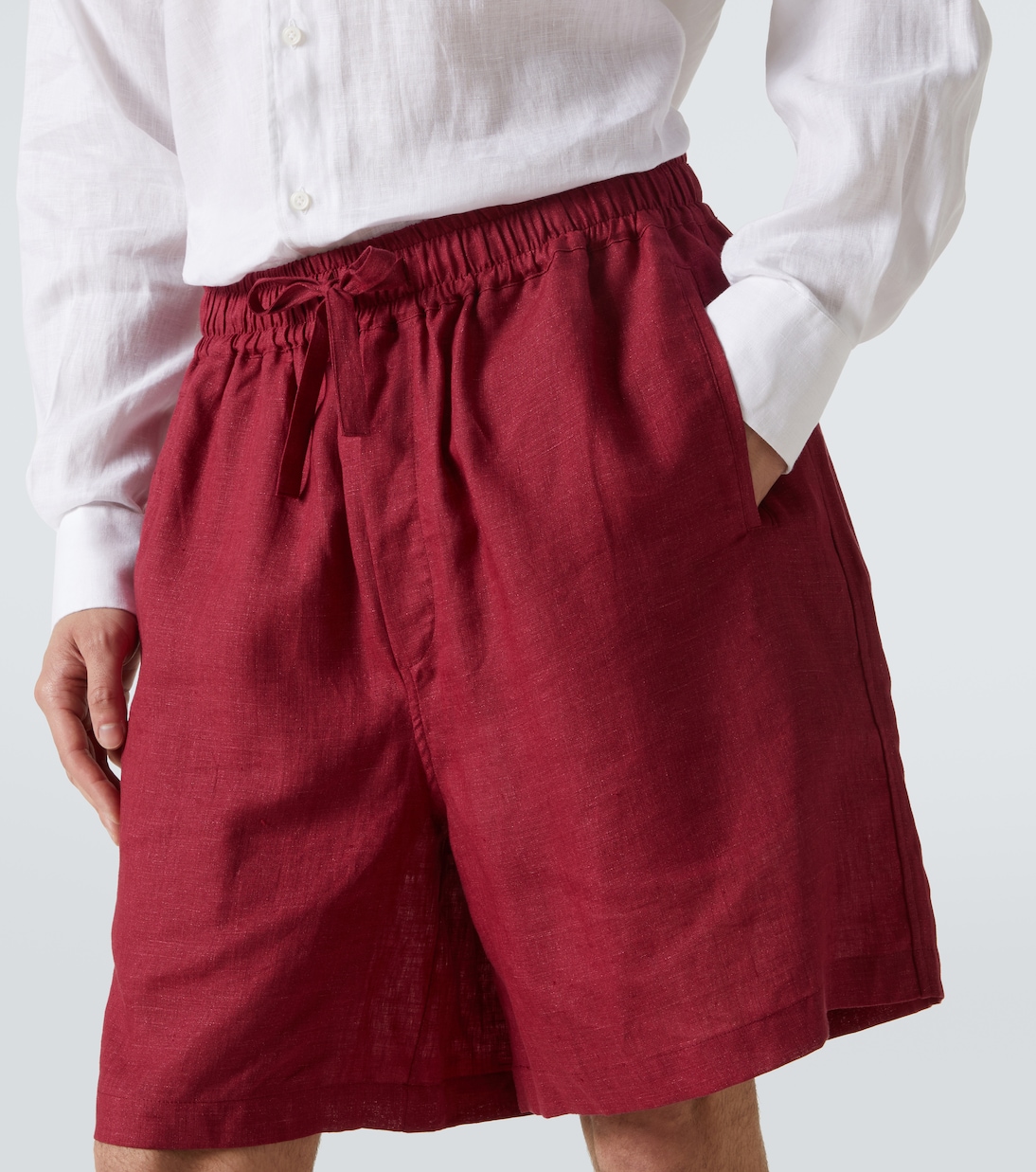 Shorts aus Leinen | Saman Amel