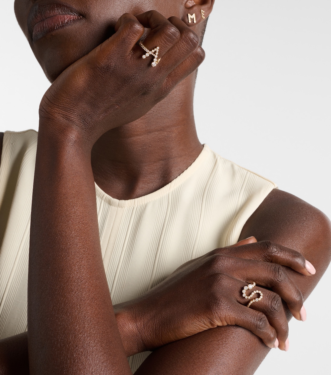 Bague Ensemble en or 18 ct et diamants | Sophie Bille Brahe
