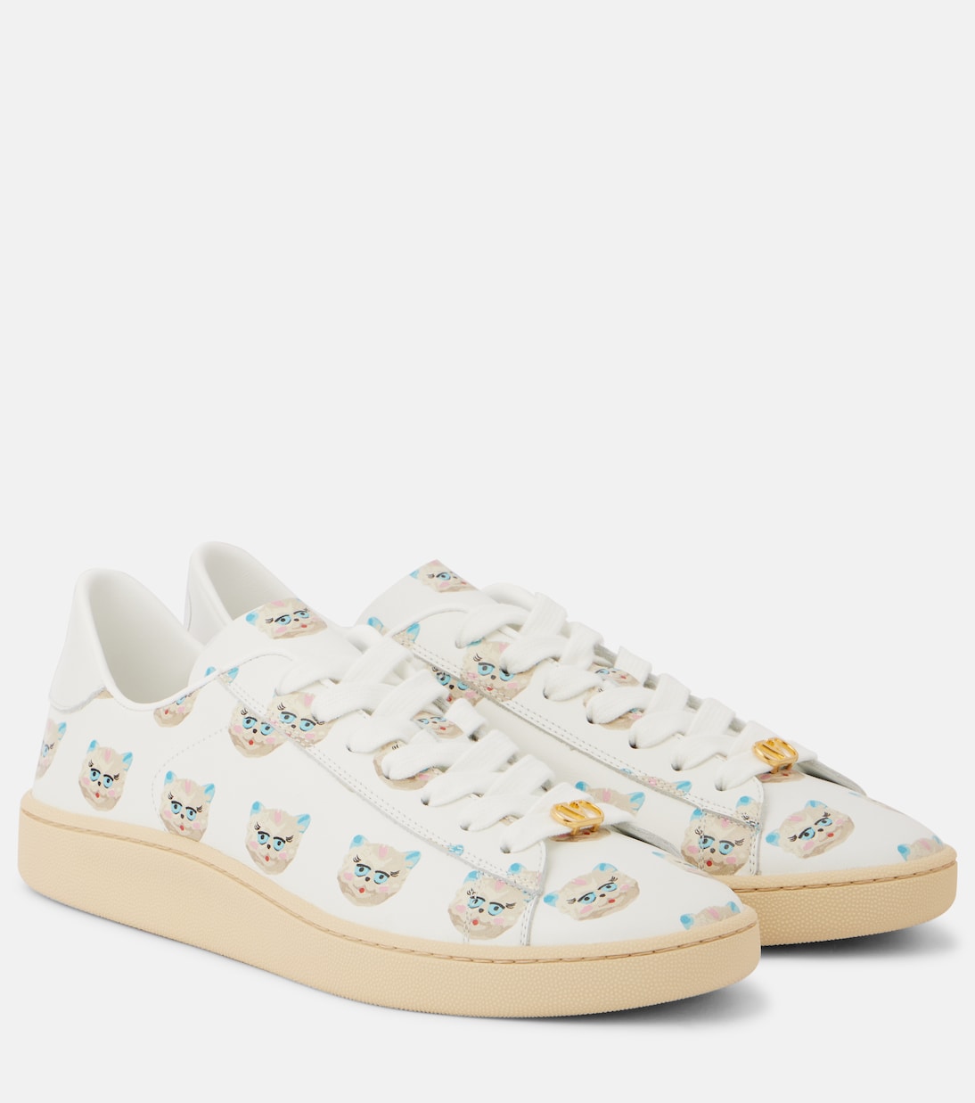 Sneakers Royco in pelle con stampa | Valentino Garavani