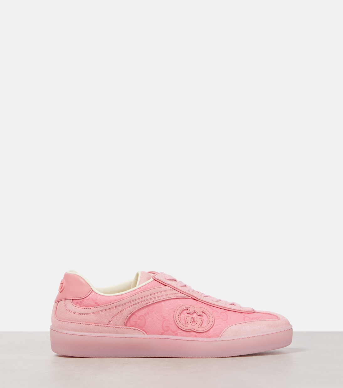 G75 suede-trimmed sneakers | Gucci