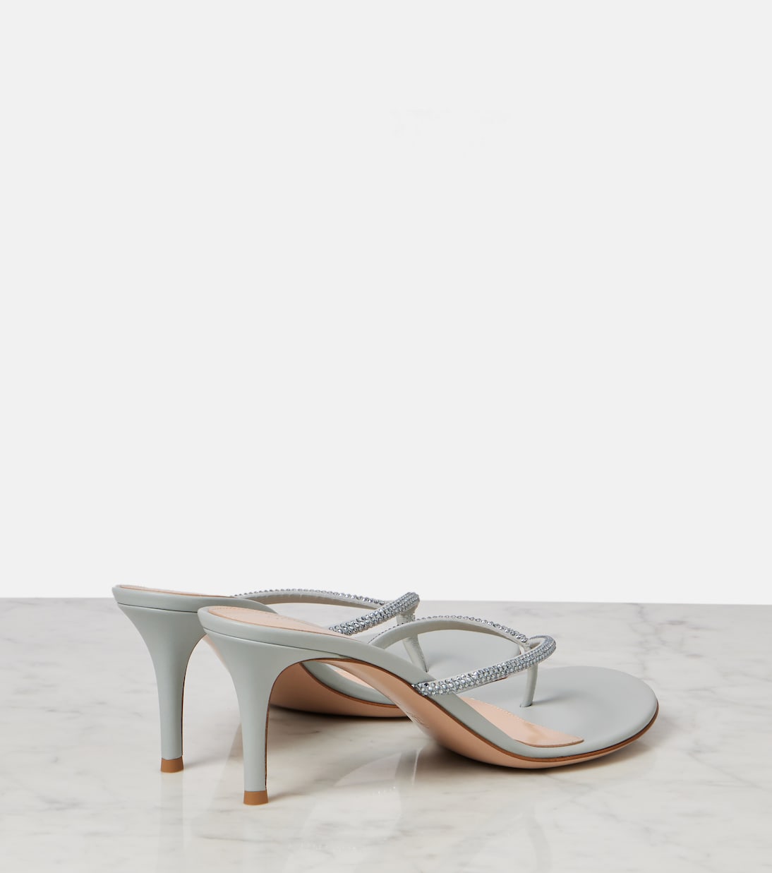 Sandales India 70 en daim à ornements | Gianvito Rossi