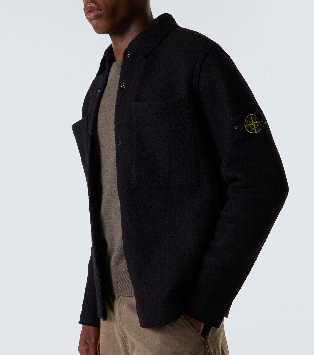 Virgin wool overshirt | Stone Island
