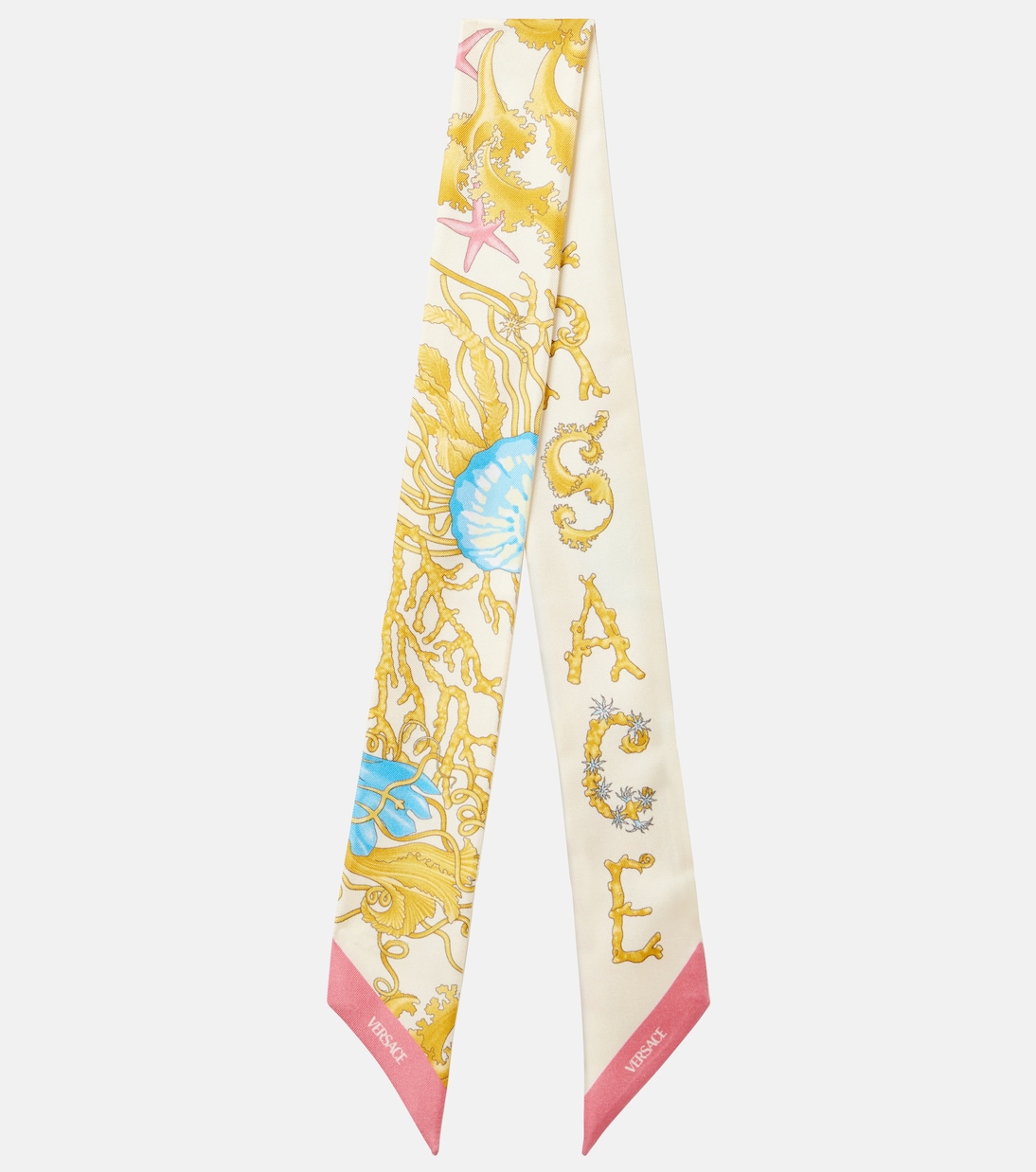Foulard Underwater Barocco en soie | Versace