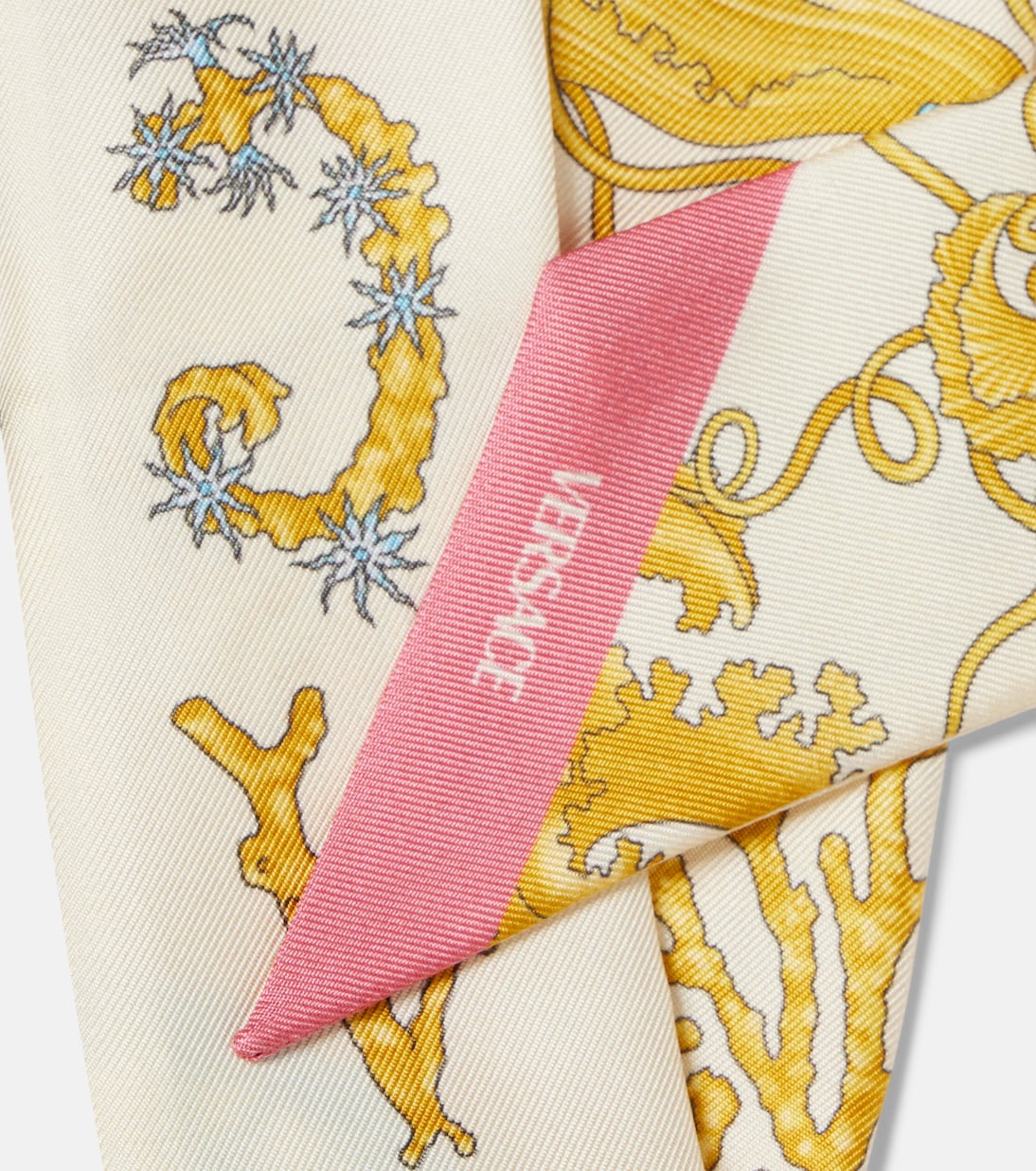 Foulard Underwater Barocco en soie | Versace