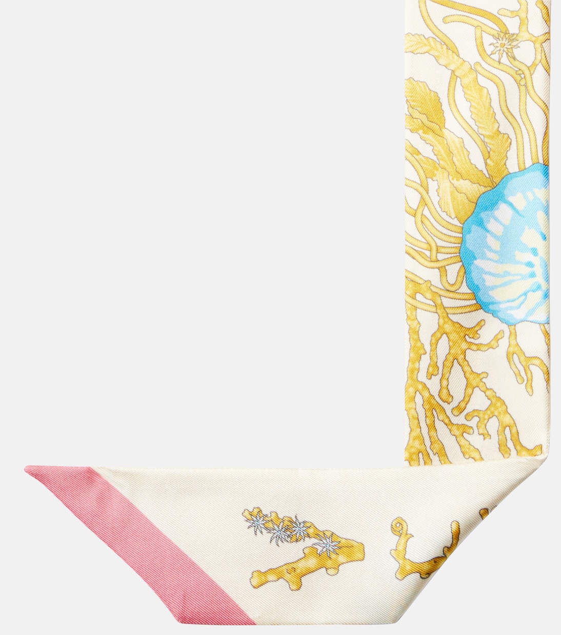 Foulard Underwater Barocco en soie | Versace