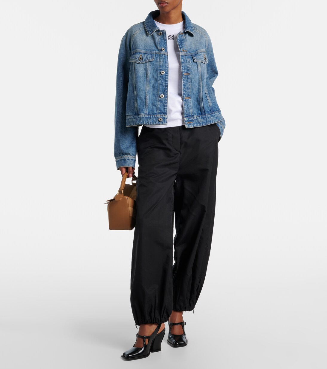 Cropped denim jacket | Loewe