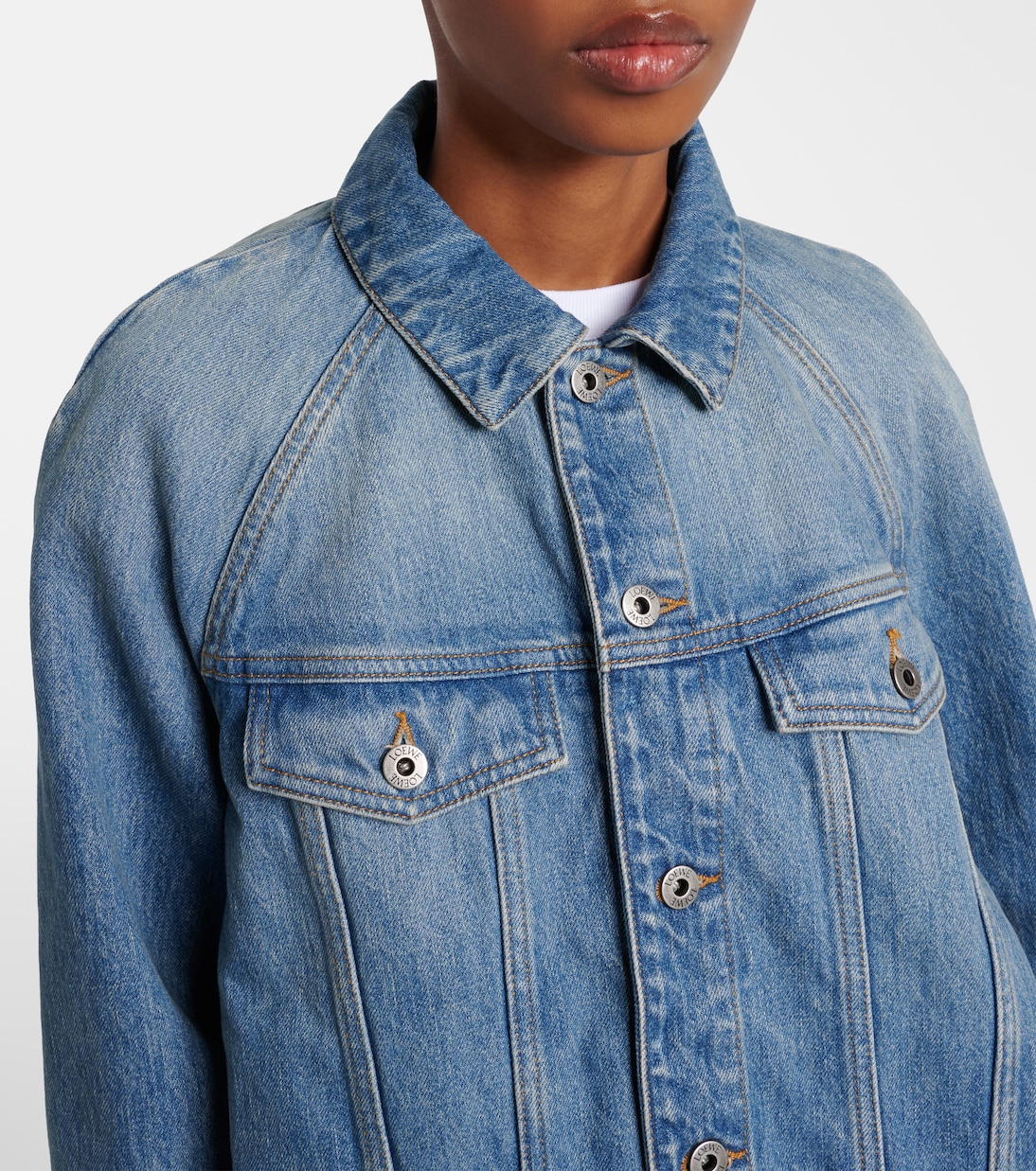 Cropped denim jacket | Loewe