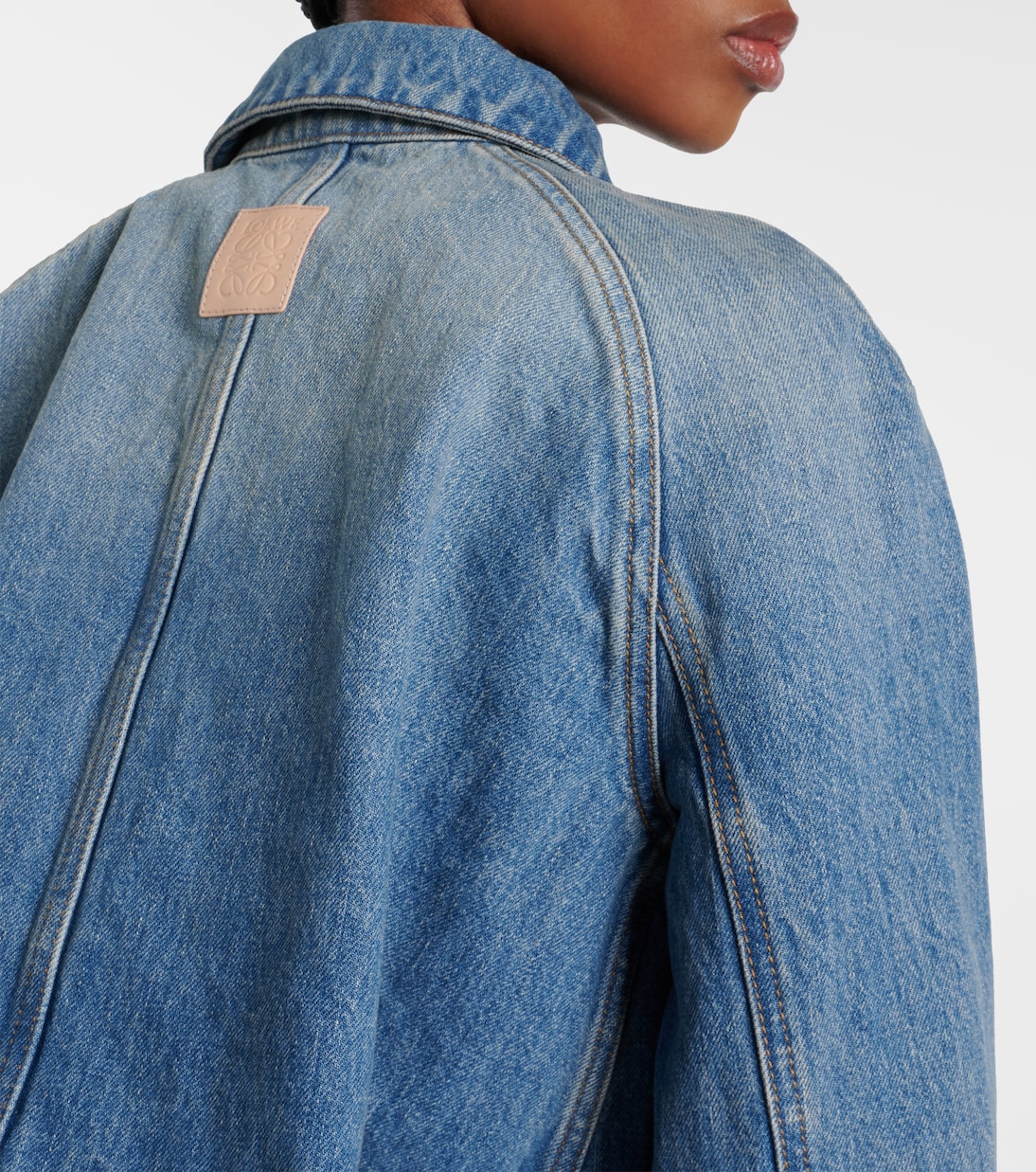 Cropped denim jacket | Loewe