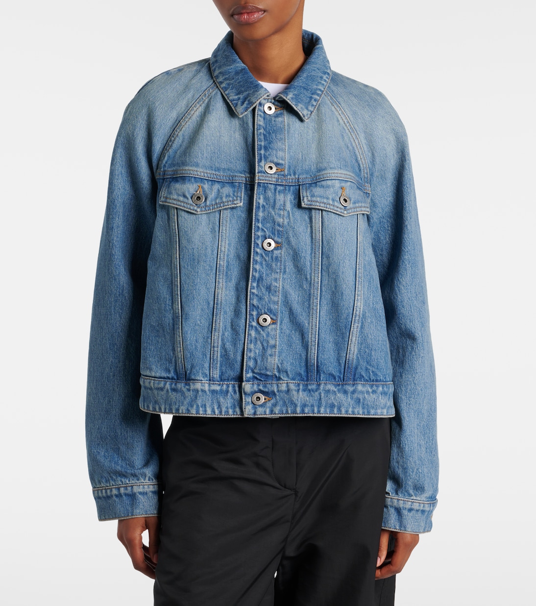 Cropped denim jacket | Loewe
