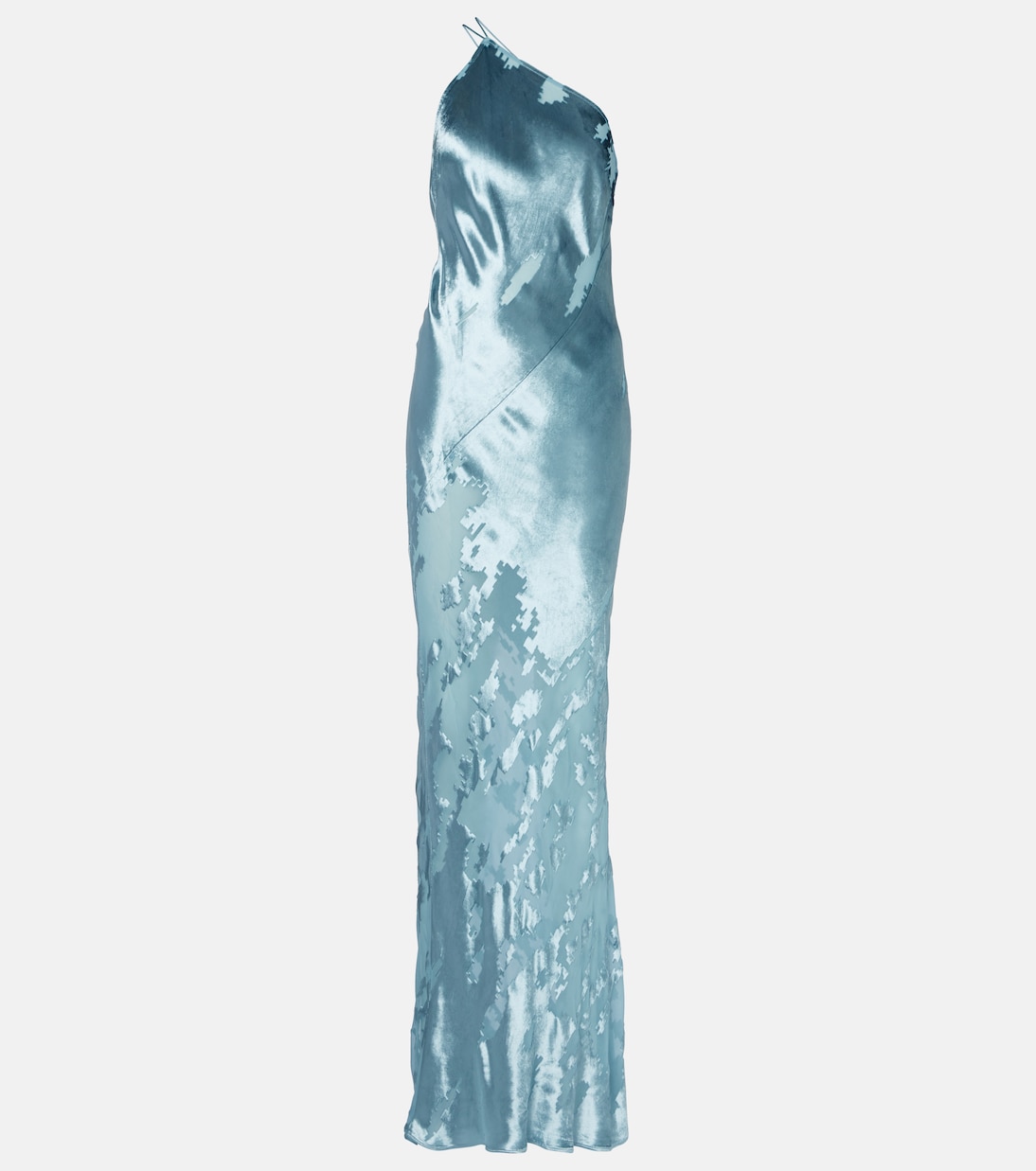 Asymmetric velvet gown | The Sei
