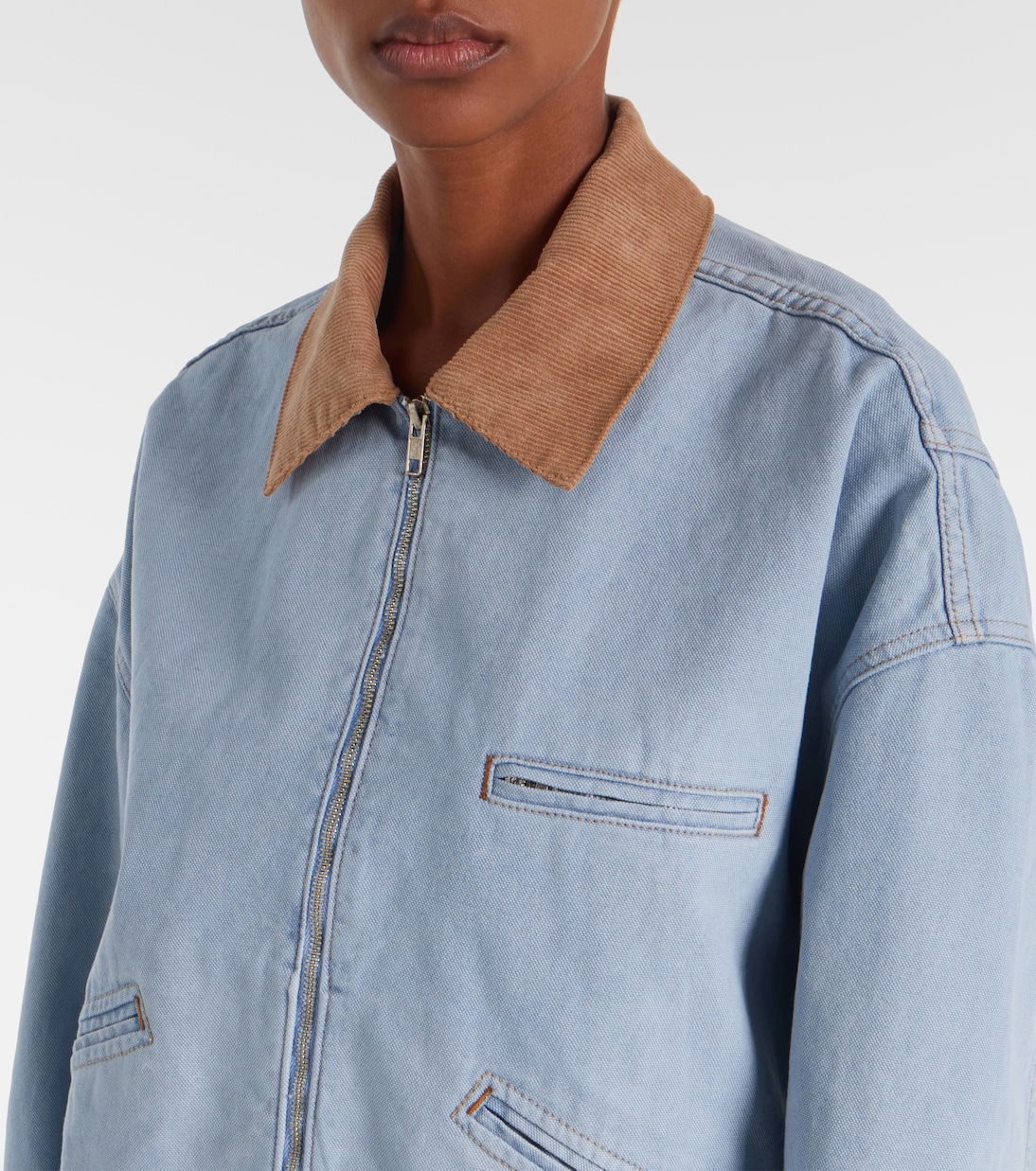 Chaqueta Camden de denim con pana | Slvrlake