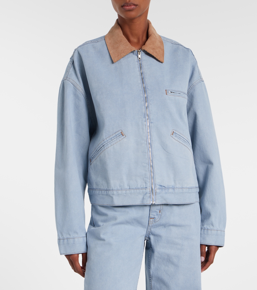 Chaqueta Camden de denim con pana | Slvrlake