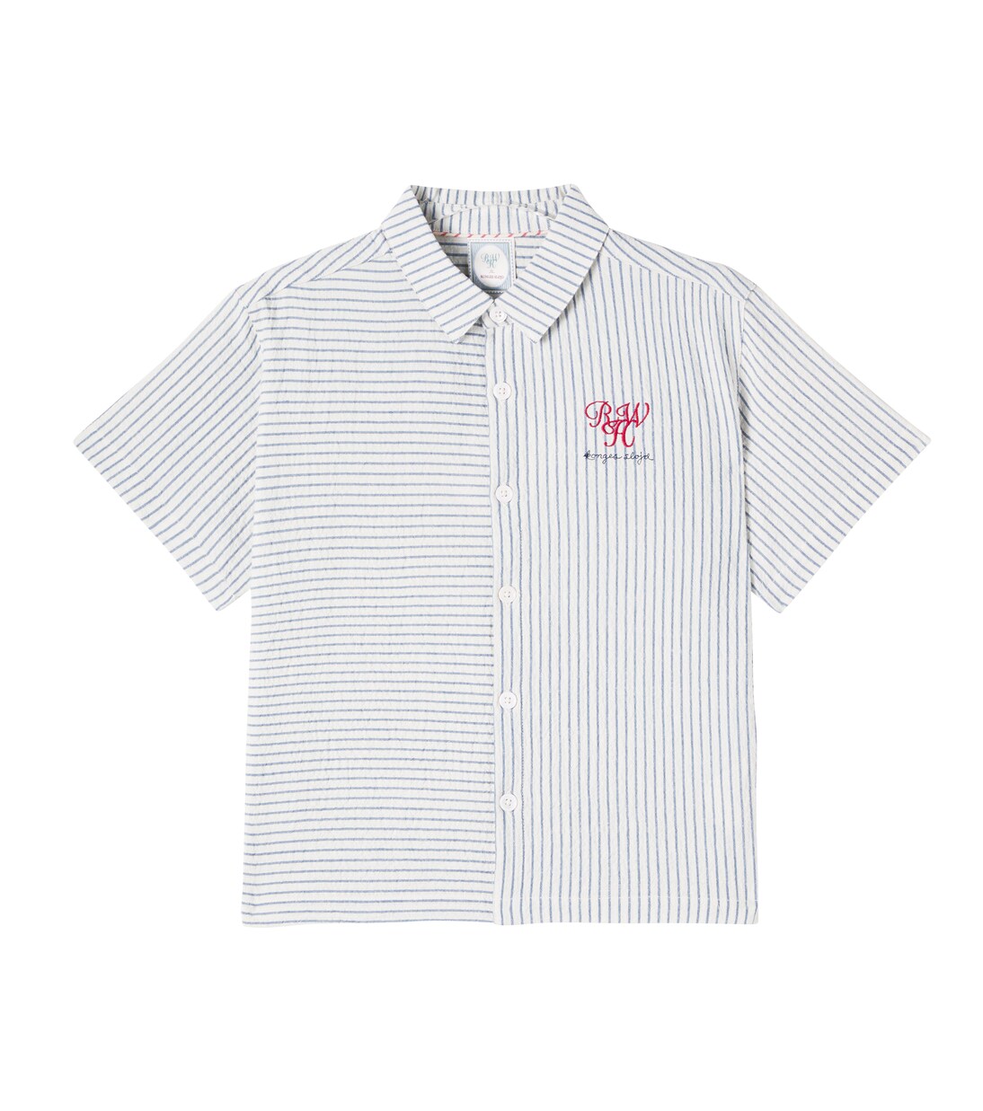 X RHW – Chemise Duo rayée en coton | Konges Sløjd
