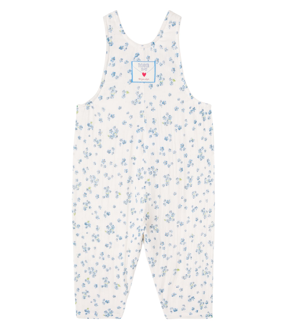 Bébé – Salopette Mioblu en coton à fleurs | Konges Sløjd