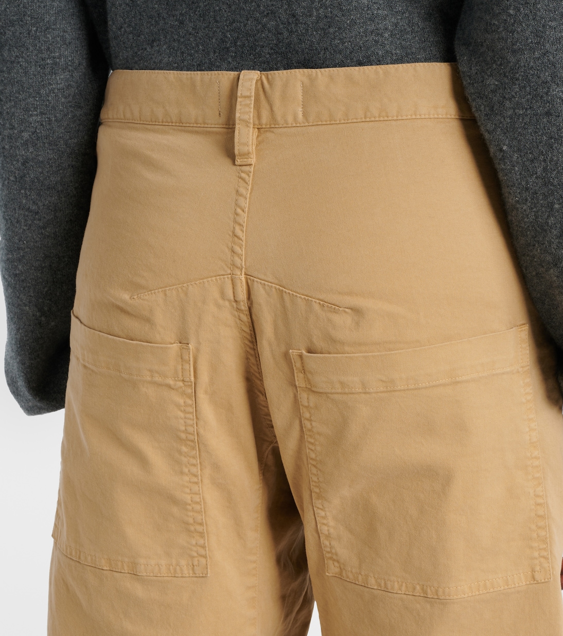 Shon barrel-leg cotton chino pants | Nili Lotan