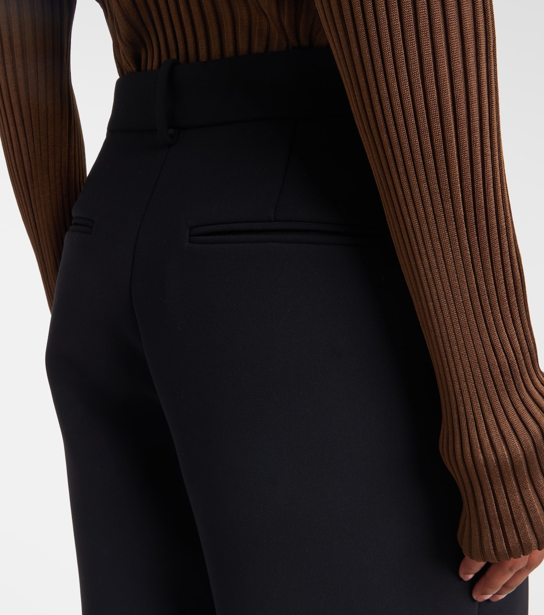 August high-rise wide-leg pants | Khaite