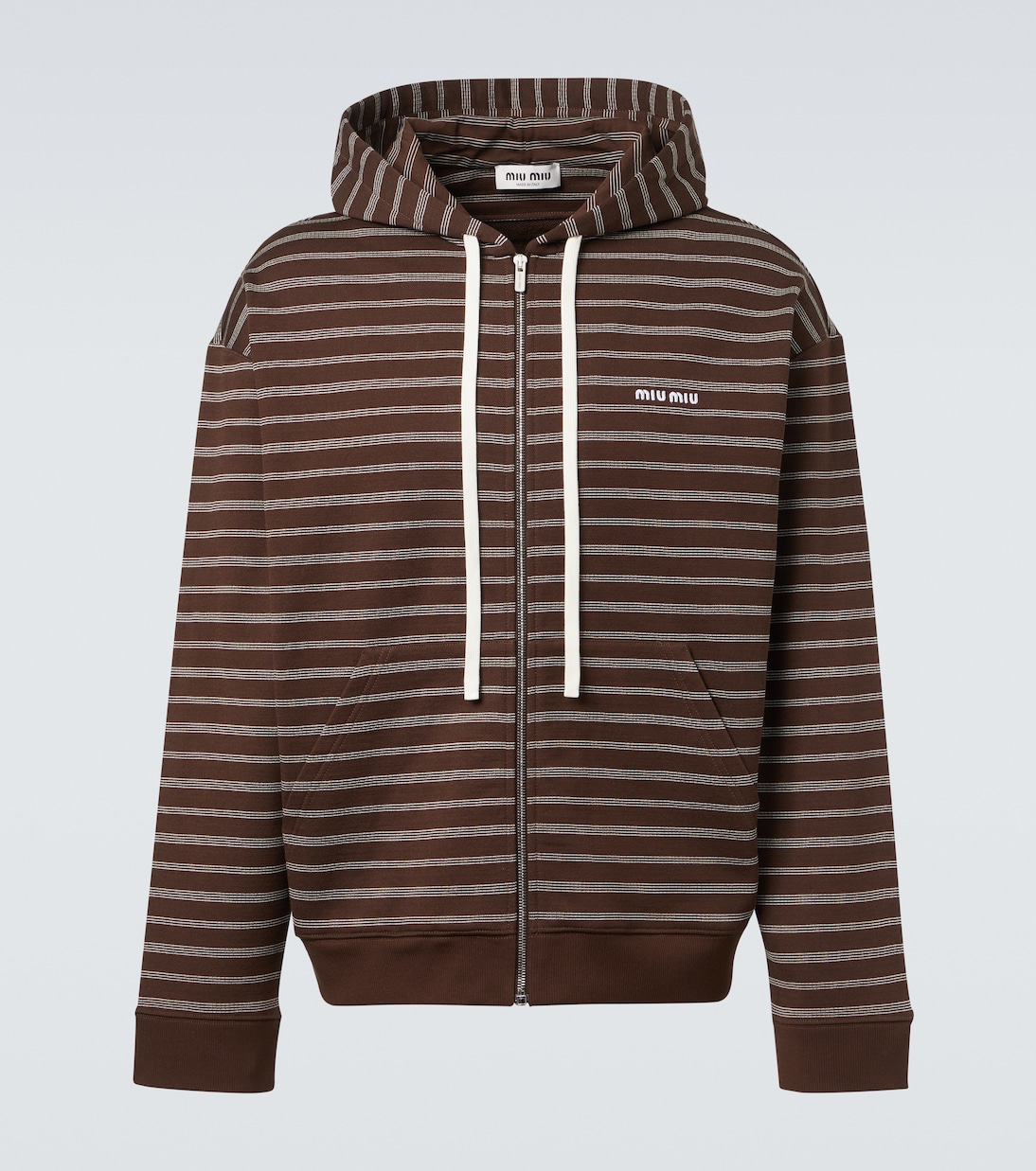 Kapuzenjacke aus Baumwolle | Miu Miu