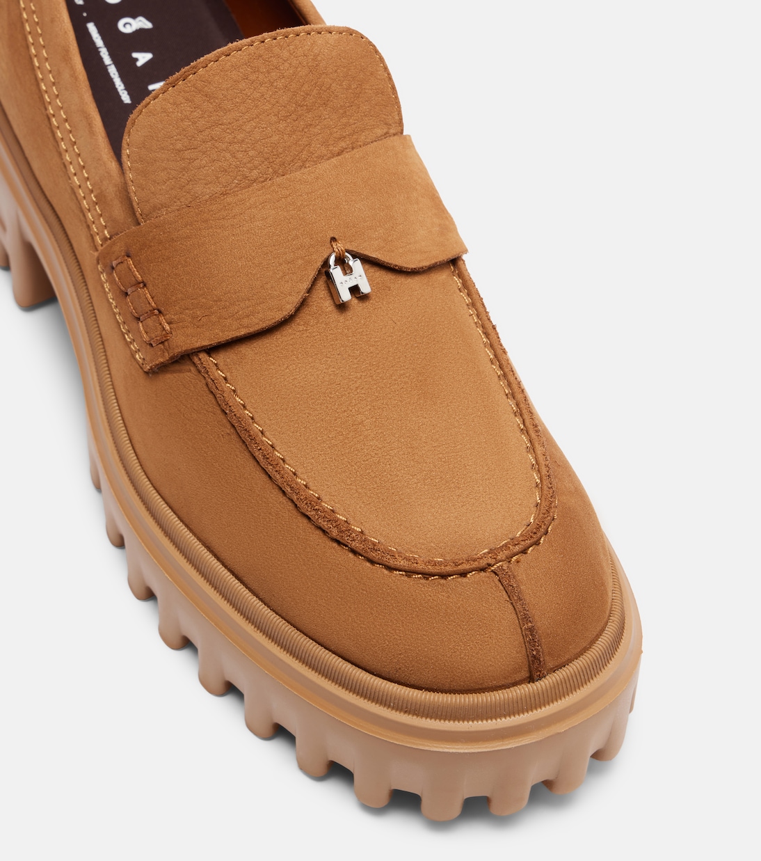 H700 leather platform loafers | Hogan