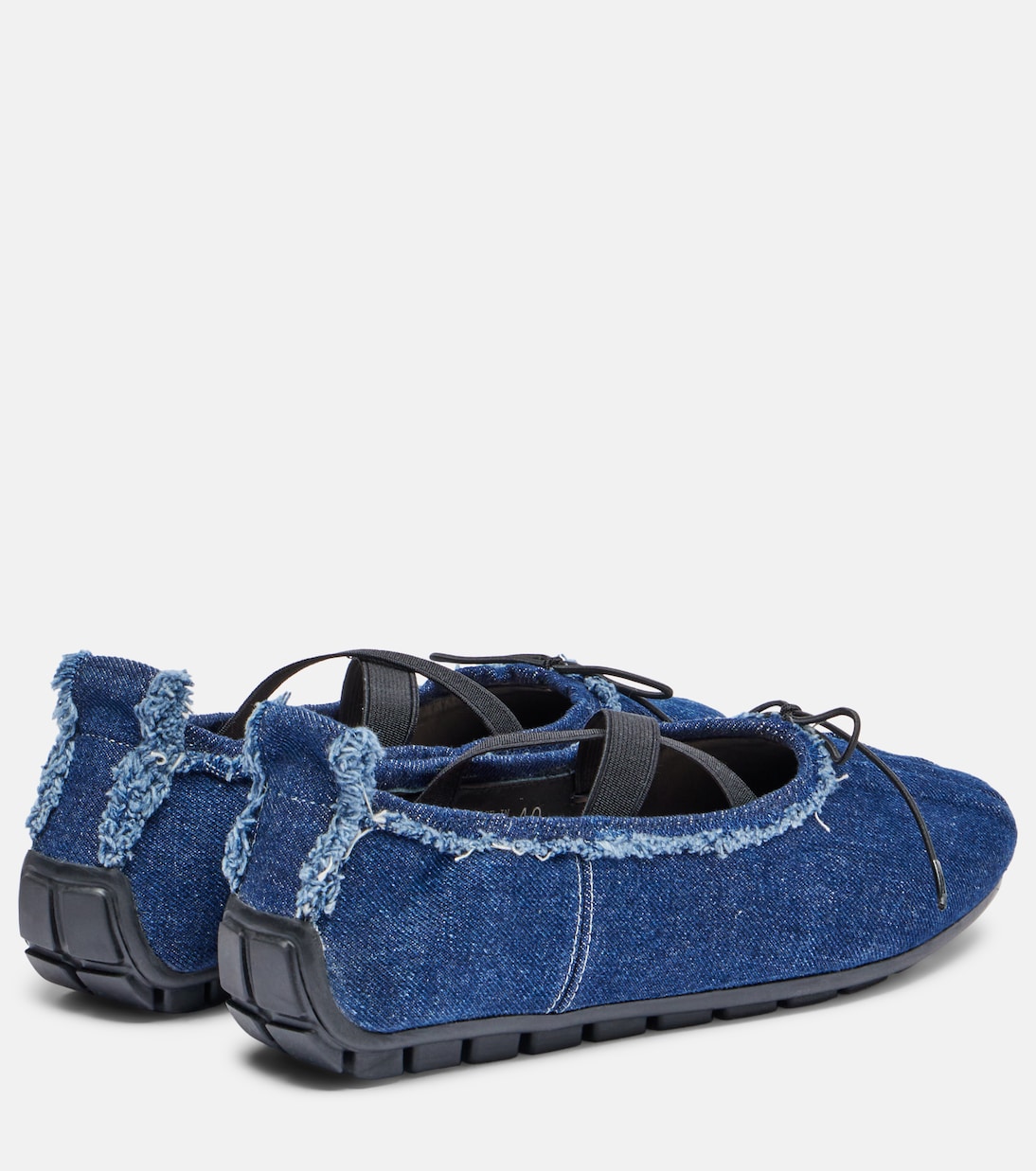Ballerina Grip denim ballet flats | Simone Rocha