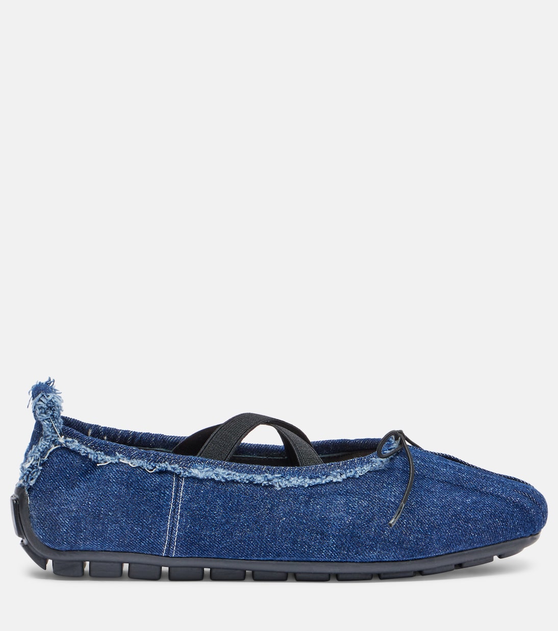 Ballerina Grip denim ballet flats | Simone Rocha