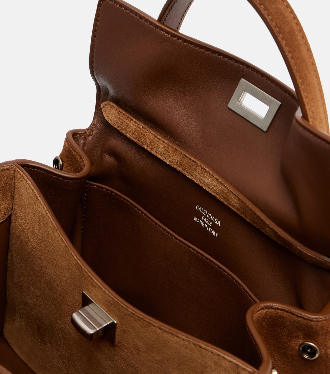 Tote Bag Rodeo Mini aus Veloursleder | Balenciaga