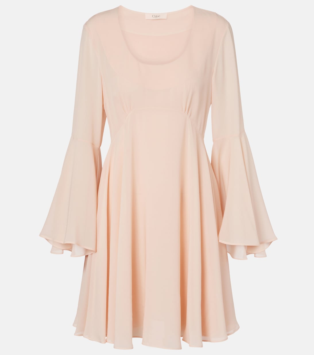 Minikleid aus Seiden-Georgette | Chloé