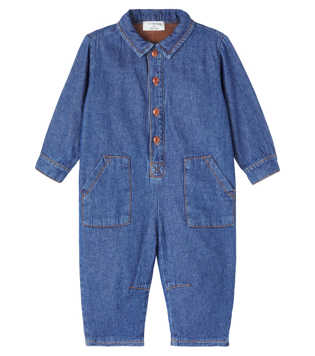 Baby Vitus cotton denim jumpsuit | 1 + in the Family